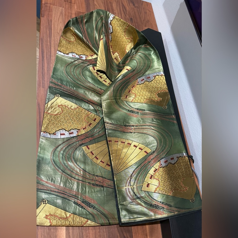 Japanese Kimono Obi/ Vintage Silk Fukuro Obi